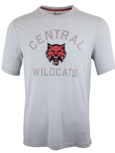 Gray Central Wildcats Tee