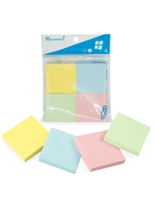 Mini Sticky Notes 2x2 Pastel 4pk