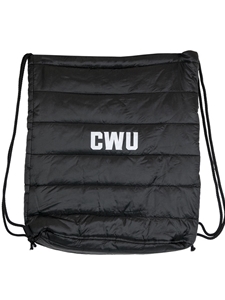 CWU Puffer Drawstring Cinch Pack