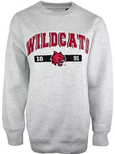 Wildcats Ash Gray Sweatshirt