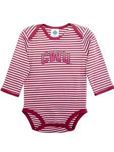 CWU Striped Infant Bodysuit