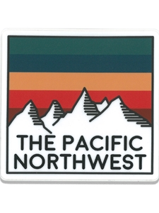 Pacific Northwest Mountain Decal