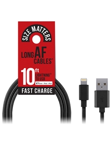 10ft LongAF Lightning Charging Cable