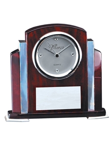 Rosewood Clock (Customizable)