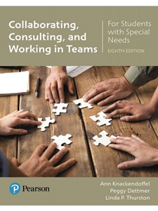 IA:EDSE 460/522: COLLABORATING, CONSULTING AND WORKING IN TEAMS FOR STUDENTS WITH SPECIAL NEEDS