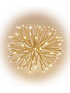 Gold Starburst LED Light