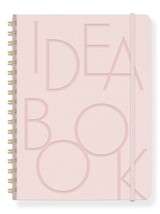 Bold Type Blush Idea Journal