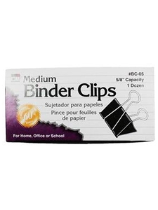 Medium Binder Clips 12pk