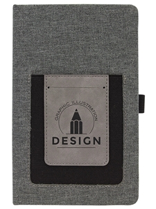 Journal with Phone or Card Slot (Customizable)