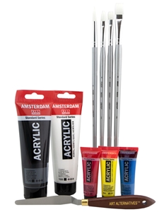 Acrylic Paint Basics Set 7 pc