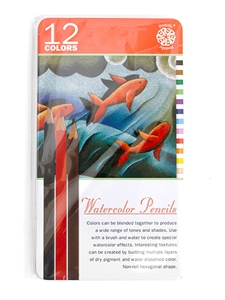 Pentalic Watercolor Pencils 12 pc