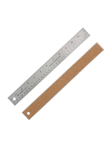 Stainless Steel Ruler -- 12"