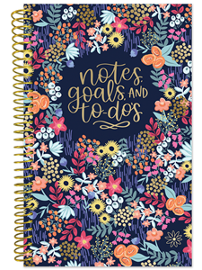 Floral Dots To Do Planning Notebook