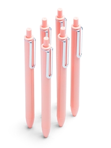 Blush Lux Retractable Gel Pens 6pk
