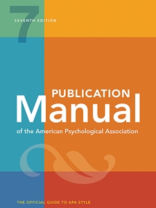 DLP:LAJ 489: PUBLICATION MANUAL OF THE AMERICAN PSYCHOLOGICAL ASSOCIATION