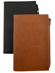 CWU Summit Leather Zip Pocket Journal