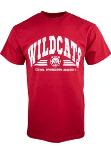 CWU Wildcats Crimson Tee
