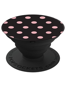 PopSockets: "Pink Polka Dots" Collapsible Grip & Stand for Phones