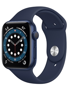Apple Watch Series 6 GPS 44mm Blue Aluminum Case with Deep Blue Sport Band