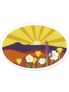 Desert Wildflowers Sticker