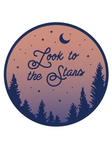 Look to the Stars Sticker