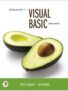 IA:CS 105/367: STARTING OUT W/VISUAL BASIC