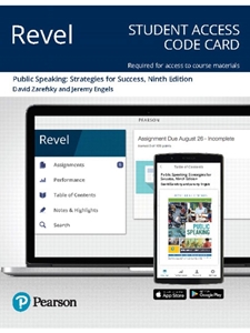 IA:COM 250: PUBLIC SPEAKING-REVEL ACCESS