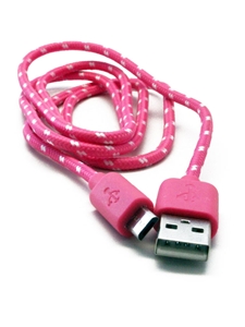 5ft OnHand USB to Micro USB Pink