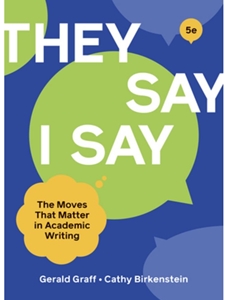 (EBOOK) THEY SAY/I SAY-W/ACCESS