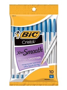 BIC Cristal Xtra-Smooth Pens 10 Pack