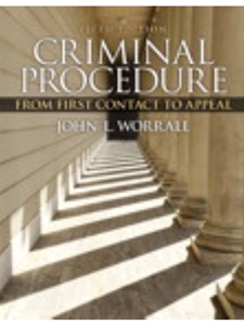 CRIMINAL PROCED.:FROM FIRST CONT..