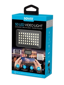 50 LEDs Video Light Phone Mount