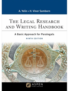 (EBOOK) THE LEGAL RESEARCH AND WRITING HANDBOOK: A BASIC APPROACH FOR PARALEGALS