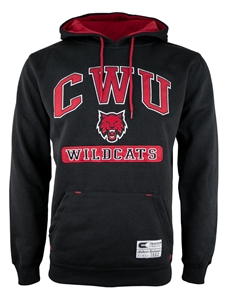 CWU Black Hooded Sweatshirt