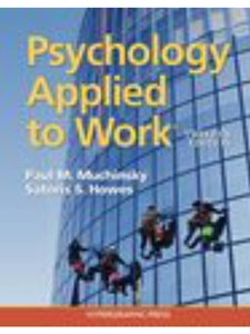 DLP:PSY 456: PSYCHOLOGY APPLIED TO WORK