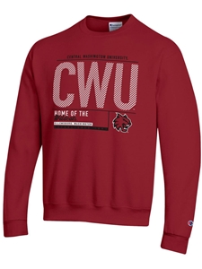 Champion Crimson Crew Neck Sweatshirt