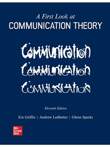 IA:COM 401: A FIRST LOOK AT COMMUNICATION THEORY