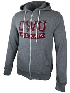 Full Zip CWU Wildcats Hood