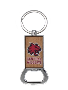 Central Wildcats Bottle Opener Keychain