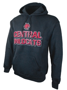 Central Wildcats Black Hoodie