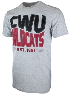 CWU Wildcats Gray Tshirt