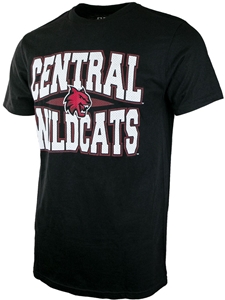 Central Wildcats Black Tshirt