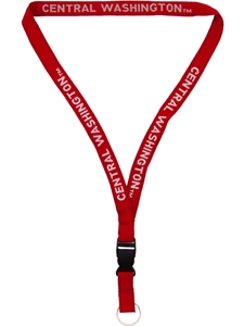 Central Washington Crimson Lanyard