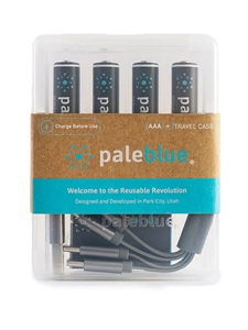 PaleBlue Rechargeable Batteries AAA 4pk