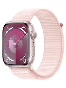 Apple Watch Series 9 GPS 45mm Aluminum Case with Light Pink Sport Loop