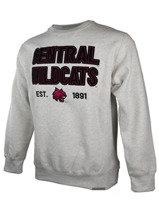 Central Wildcats Oatmeal Crewneck Sweatshirt