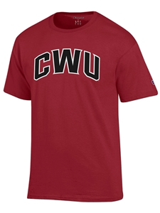 CWU Champion Crimson Tee