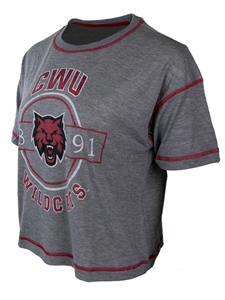 CWU Loose Fit Crop Tee