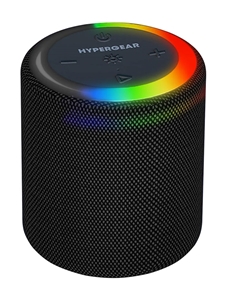 HyperGear Halo Waterproof LED Wireless Speaker - Black