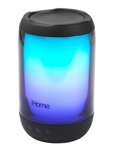 iHome PLAYGLOW+ Waterproof Bluetooth Speaker with Mega Battery - Black
